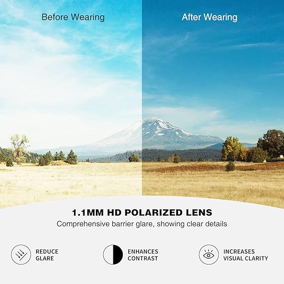 Polarized Photochromic Sports Sunglasses