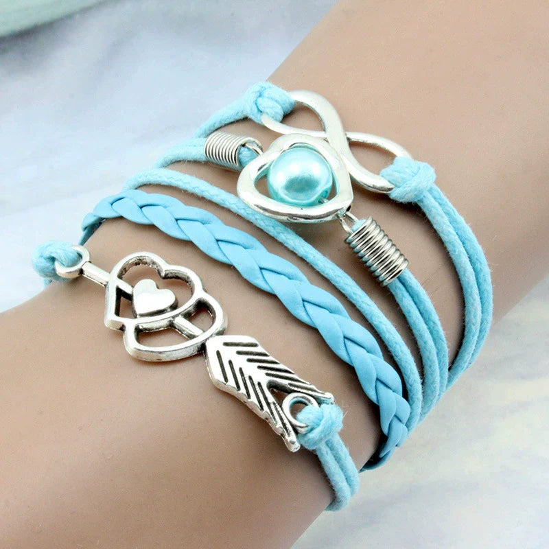 Vintage Cupid Arrow Pearl Bracelet