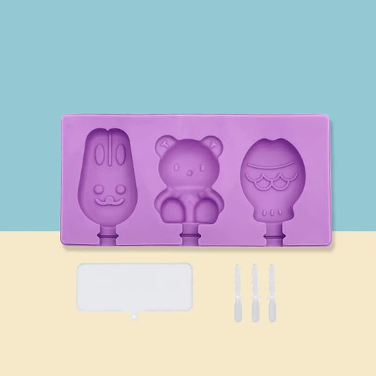 Cute Silicone Popsicle and Ice Cream Mold