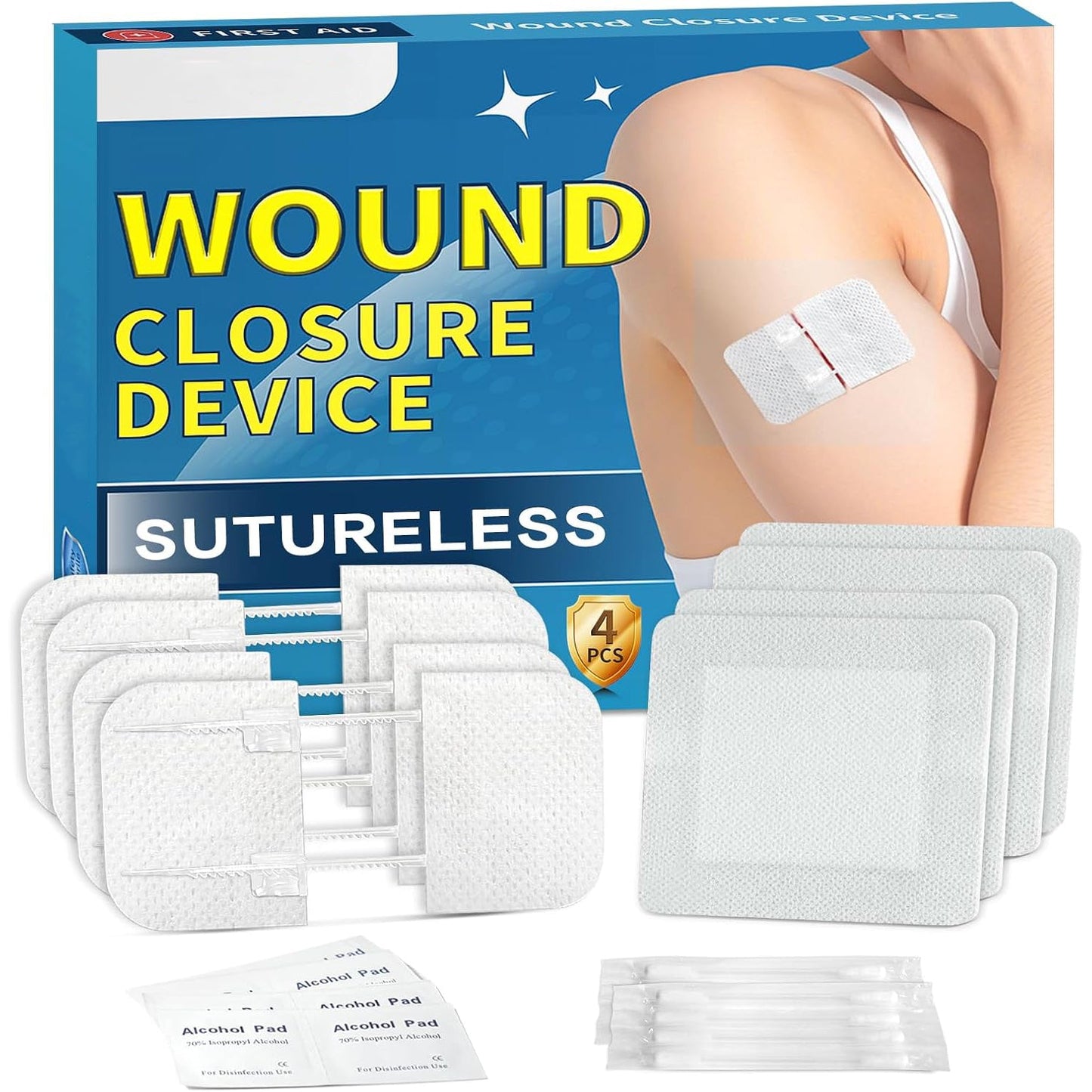 Suture Wound Closure Strips – Zip Stitch & Butterfly Bandage Kit