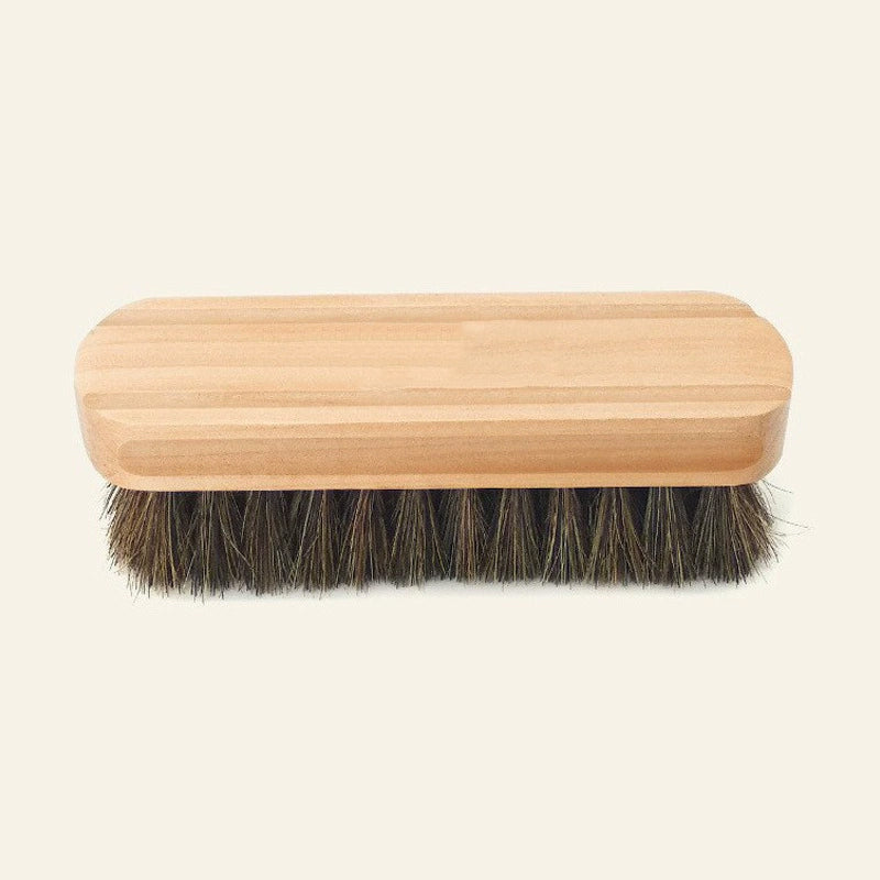 Premium Horsehair Shoe Cleaning Brush
