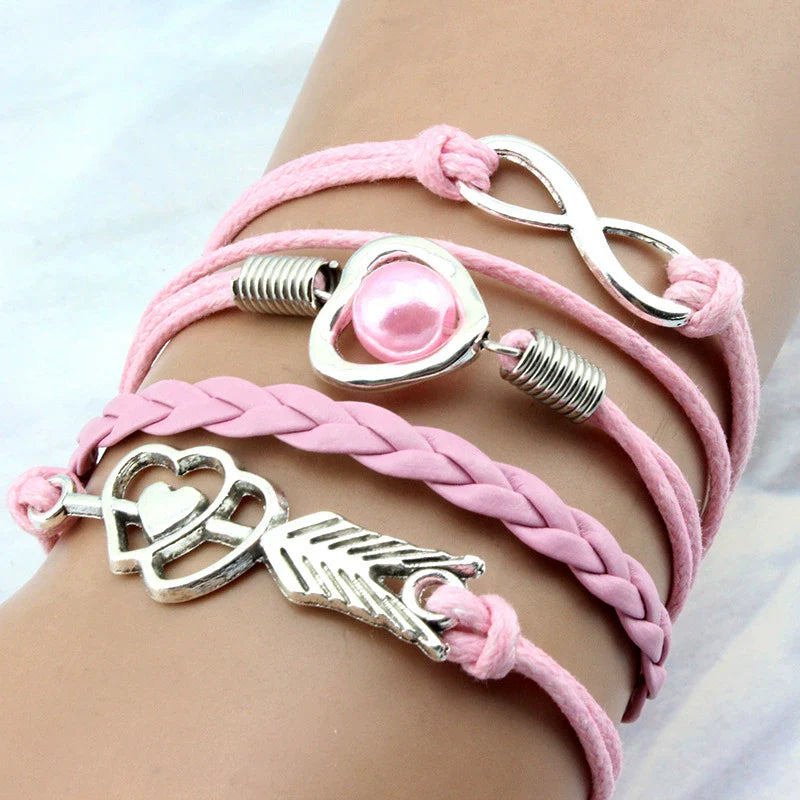 Vintage Cupid Arrow Pearl Bracelet