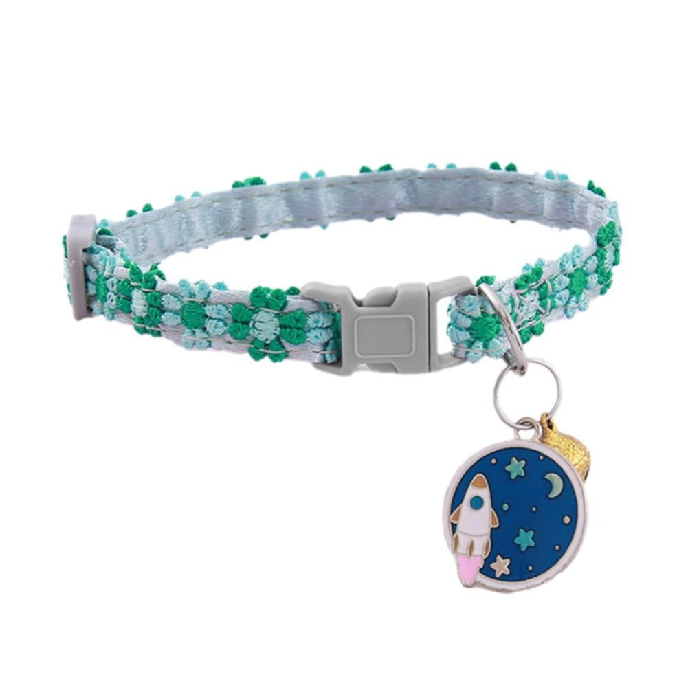 Pet Collar — Features a Safety Buckle and Bell