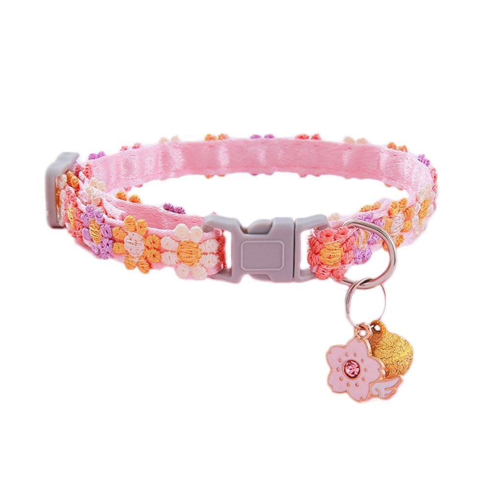 Pet Collar — Features a Safety Buckle and Bell