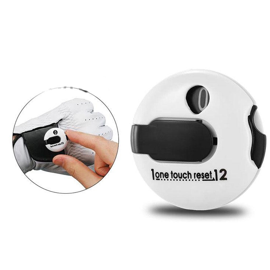 Mini golf scorer glove clip, golf shot counter, putting glove counter
