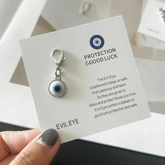 Blue Evil Eye Good Luck Keychain