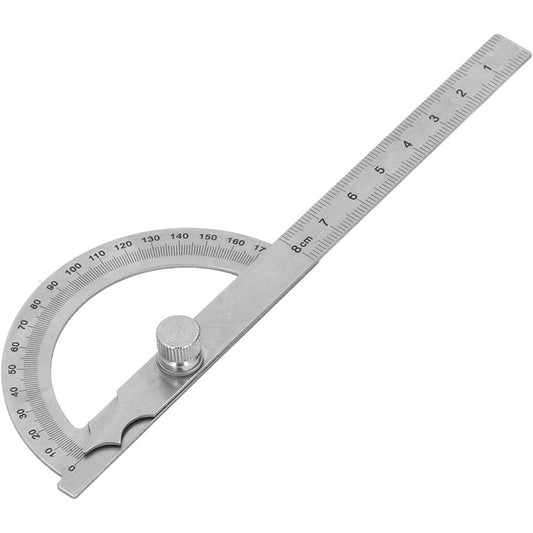 360° Stainless Steel Angle Measuring Ruler