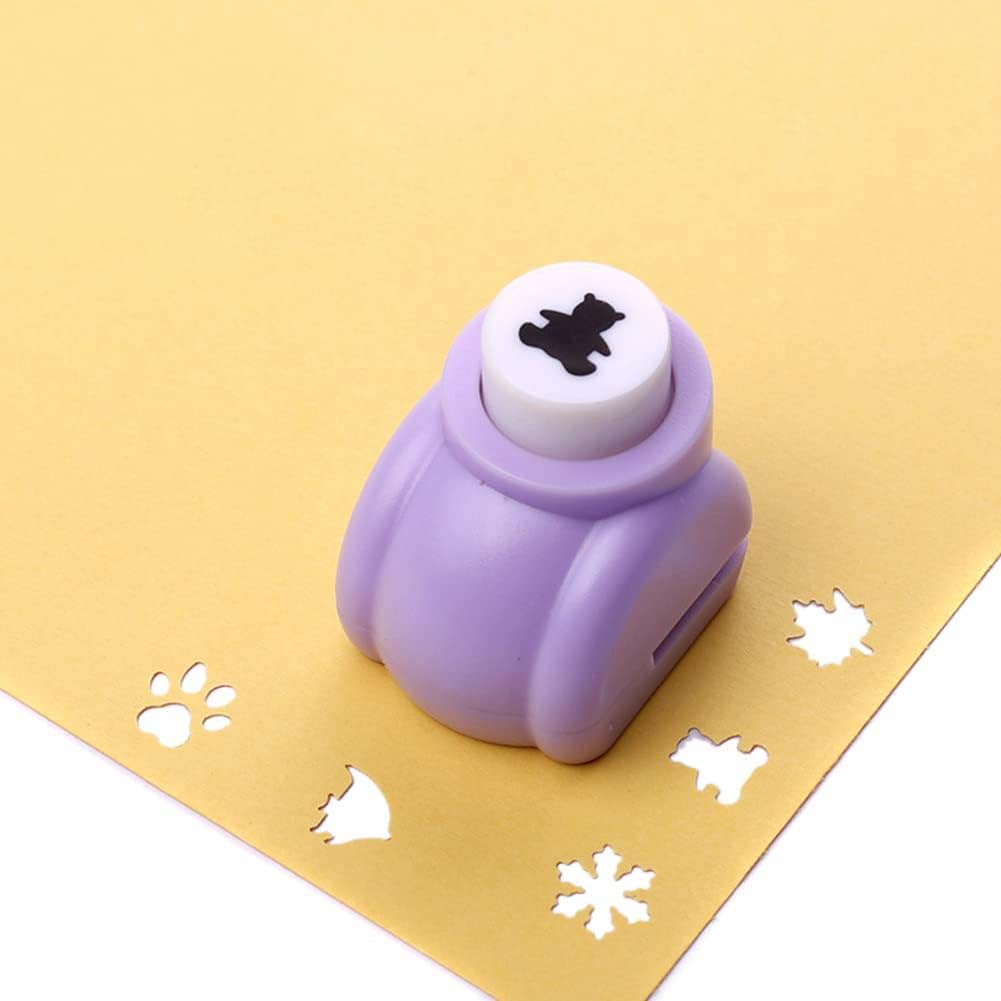 Portable handheld paper punch, DIY scrapbook punch, suitable for greeting cards and artwork making.