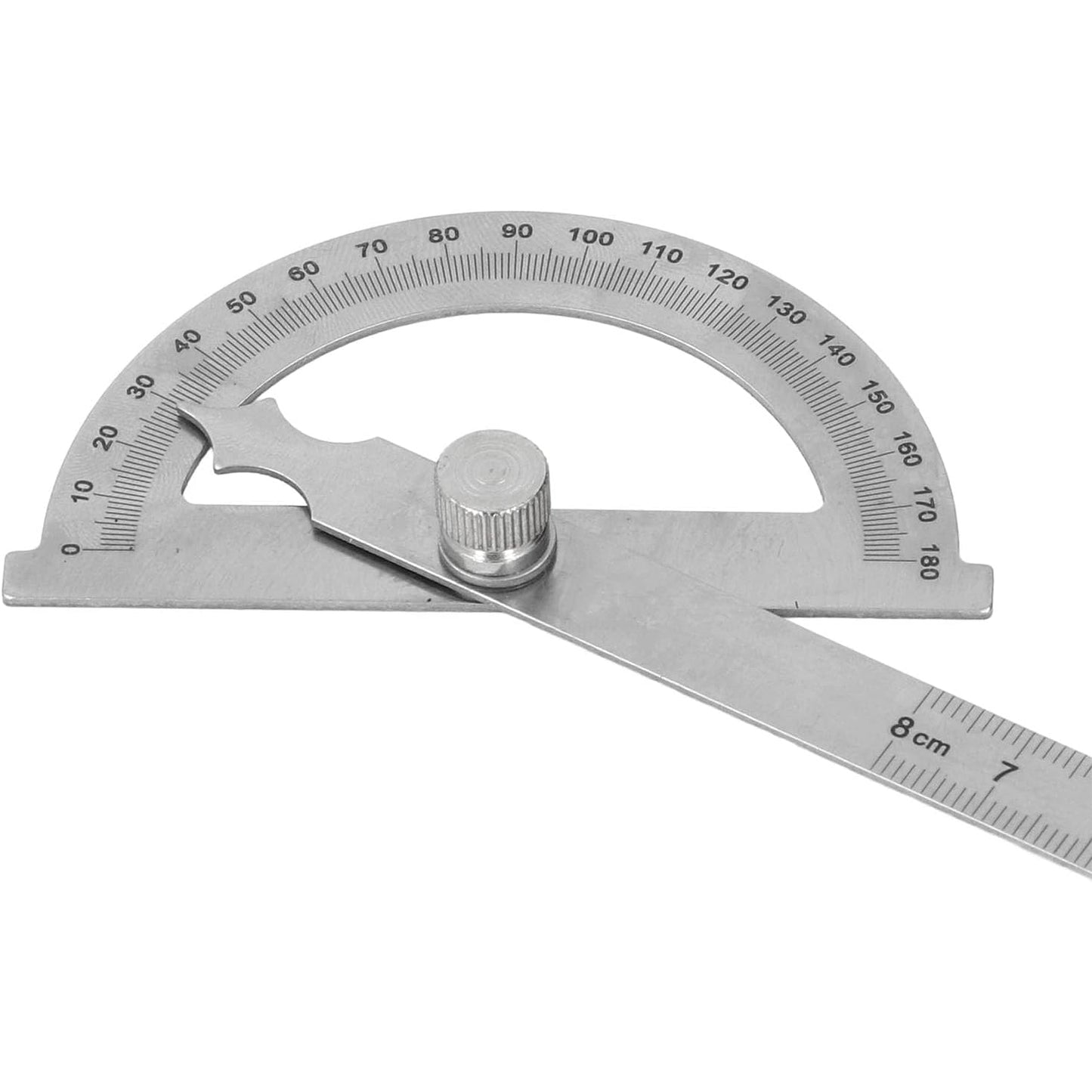 360° Stainless Steel Angle Measuring Ruler