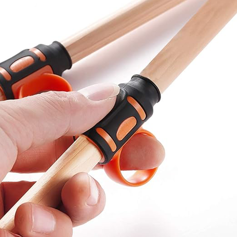 Silicone drumstick rotation controller auxiliary