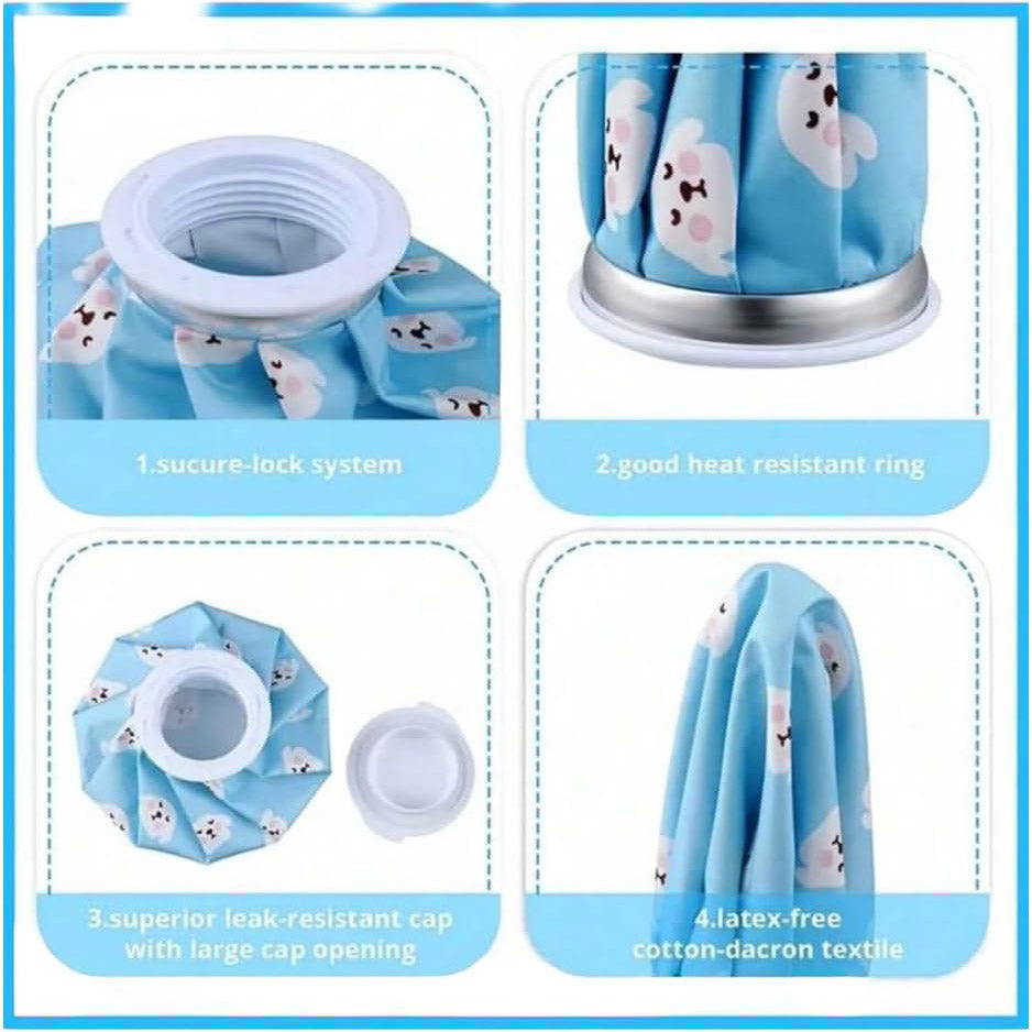 Cartoon Fabric Foldable Ice Pack Hot & Cold Therapy Bag