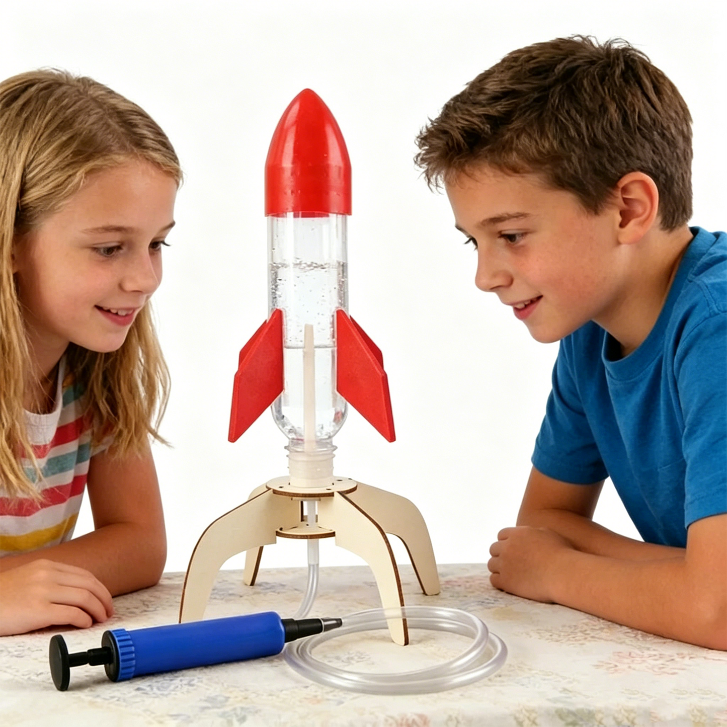 Materials for educational water rocket model toys