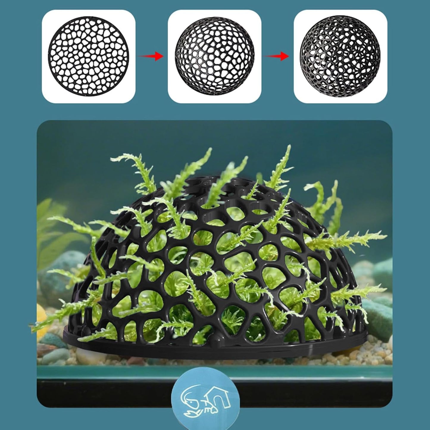 Durable and multifunctional ceramic aquarium shrimp nest/cave | Ceramic aquarium shrimp nest
