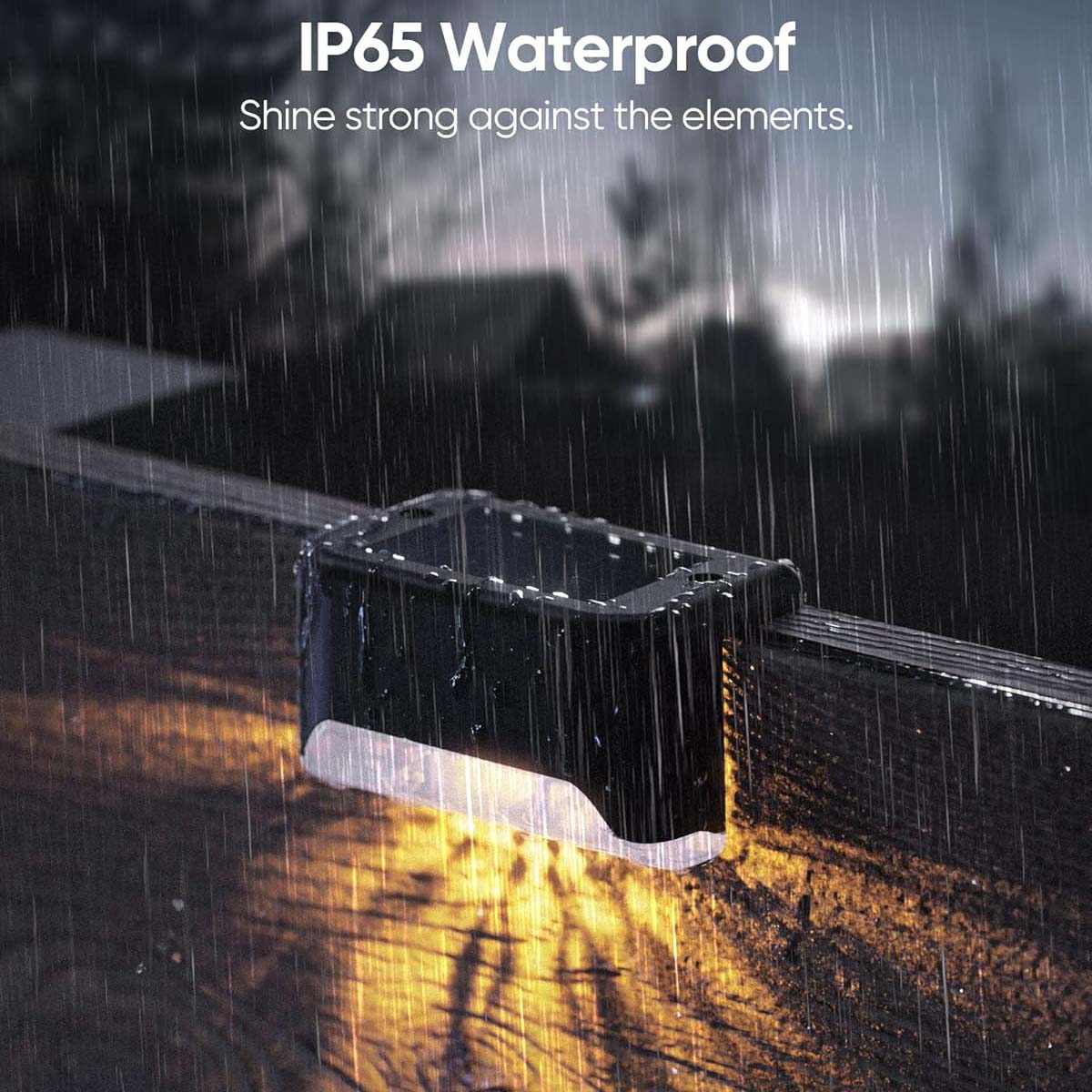 LED solar outdoor lights are suitable for staircases, railings, gardens, backyards, balconies, etc.