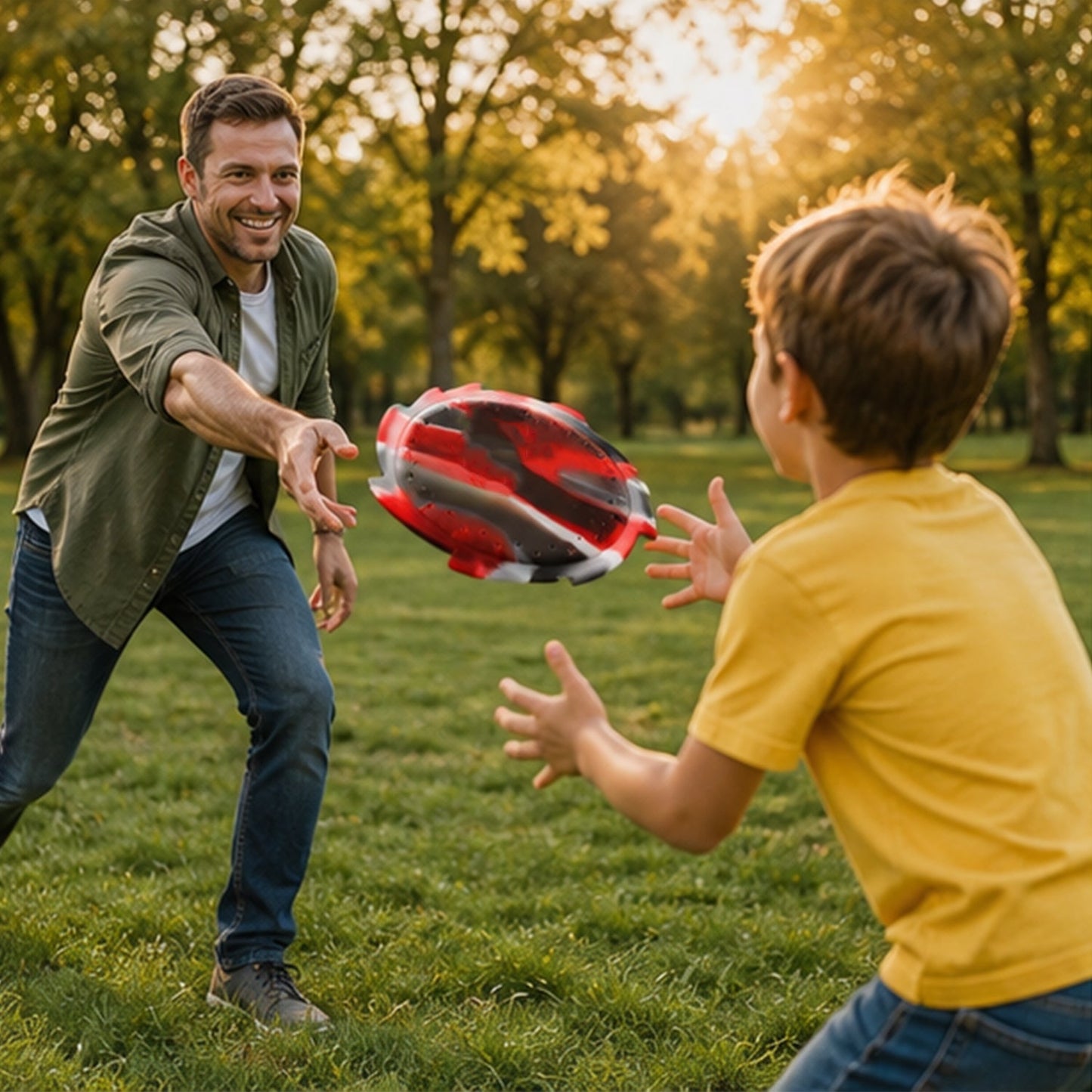 Parent-child interactive frisbee toys outdoor