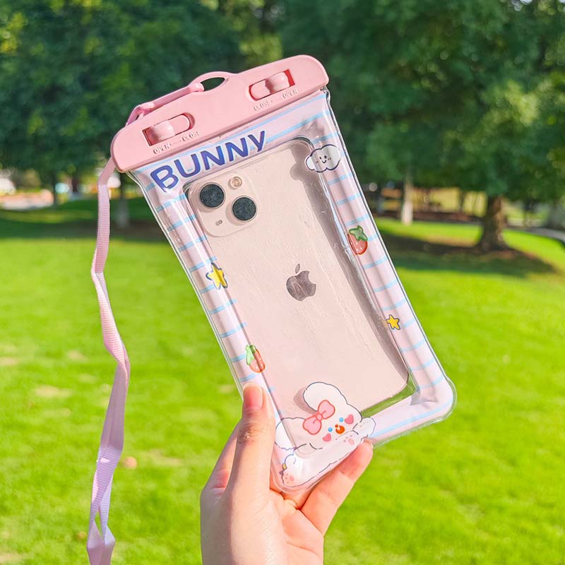 Waterproof phone pouch, touchscreen compatible, suitable for swimming, beach, and other occasions (many styles to choose from)
