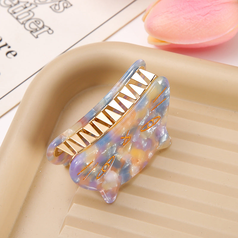 Cute cat hair clip, paw-shaped hair clip for girls, acetate fiber hair clip for women.