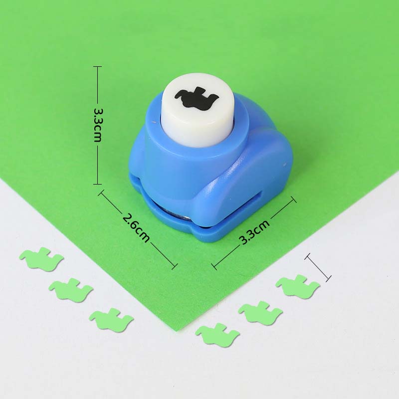 Portable handheld paper punch, DIY scrapbook punch, suitable for greeting cards and artwork making.