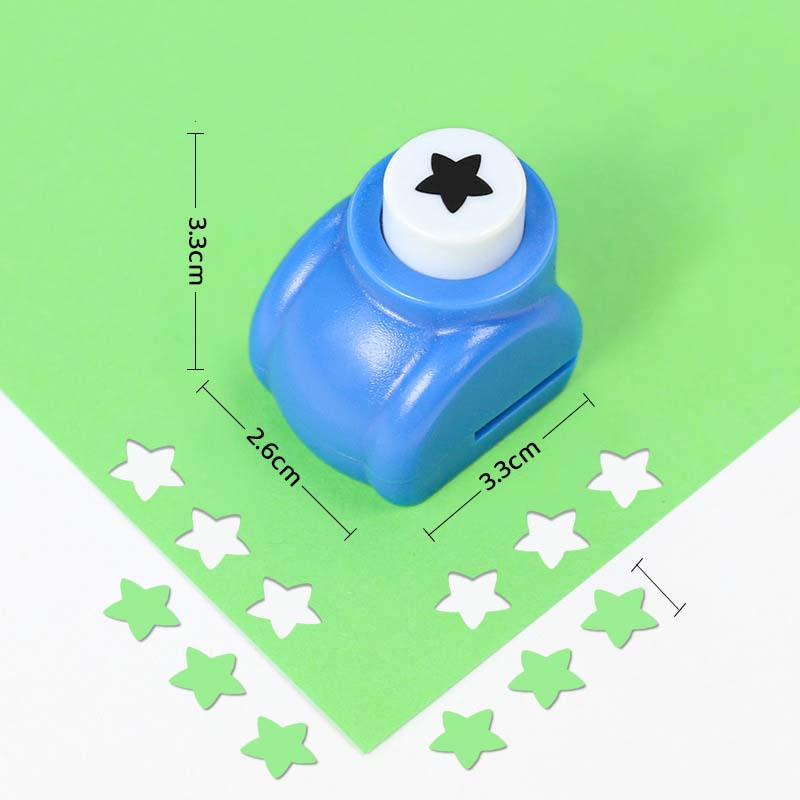 Portable handheld paper punch, DIY scrapbook punch, suitable for greeting cards and artwork making.