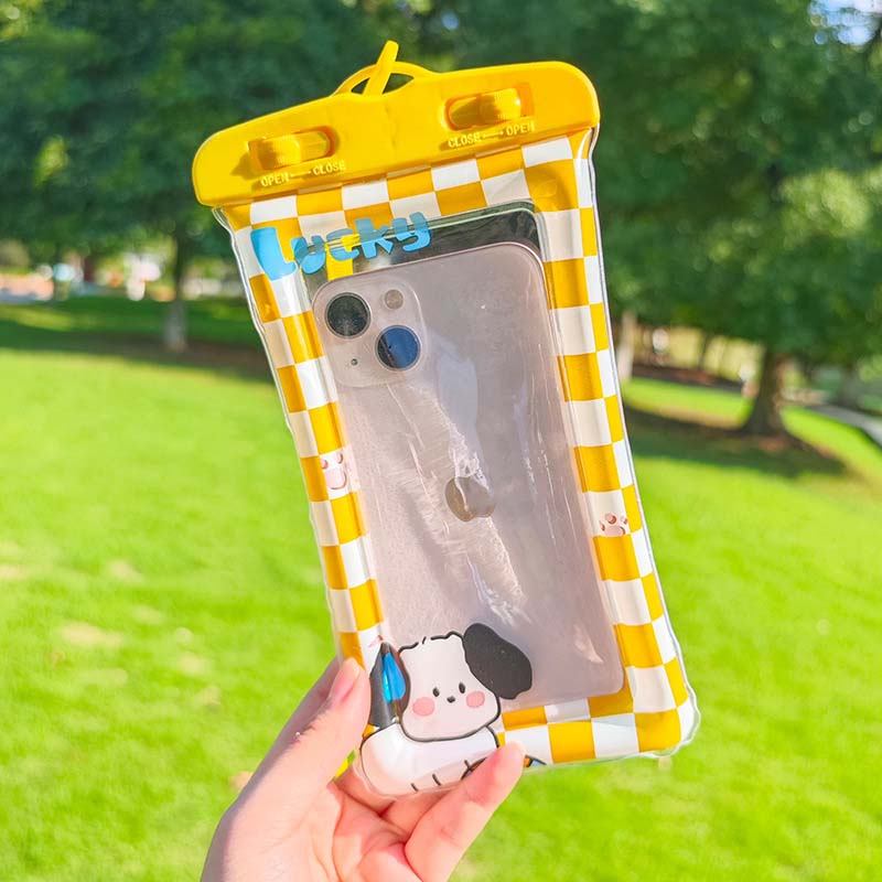 Waterproof phone pouch, touchscreen compatible, suitable for swimming, beach, and other occasions (many styles to choose from)