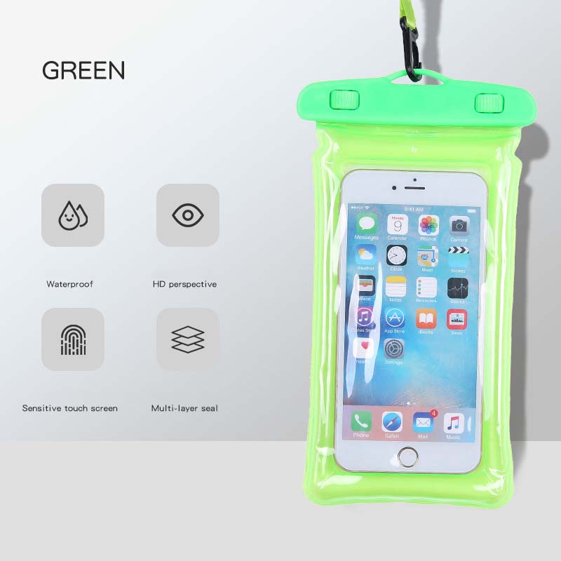 Waterproof phone pouch, touchscreen compatible, suitable for swimming, beach, and other occasions (many styles to choose from)