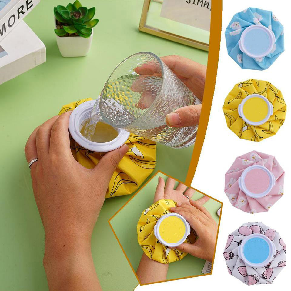Cartoon Fabric Foldable Ice Pack Hot & Cold Therapy Bag
