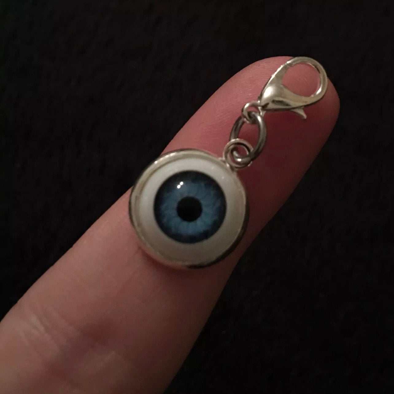 Blue Evil Eye Good Luck Keychain