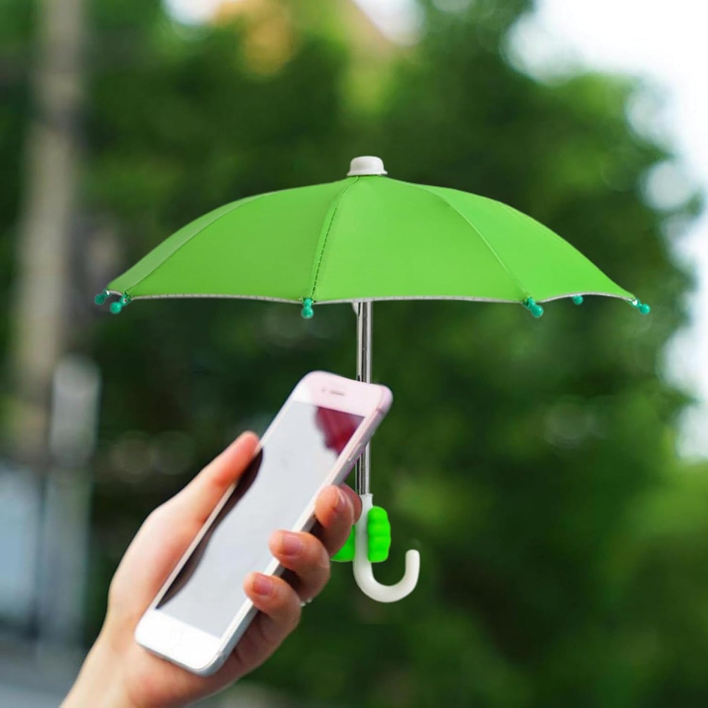 Creative Motorcycle Fist Mini Umbrella – Sun & Rain Protection for Phones
