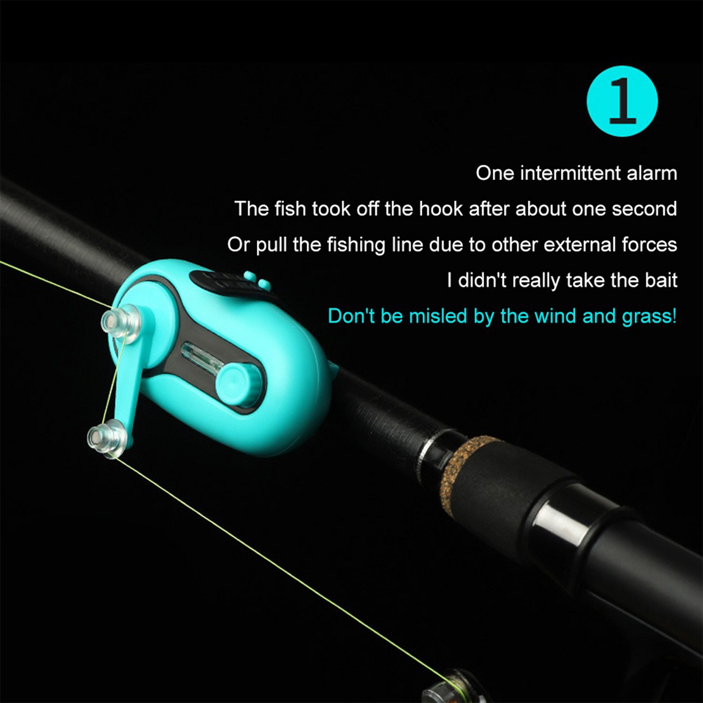 Electronic fish bite alarm
