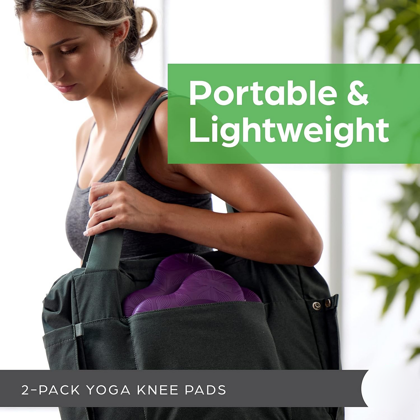 Unisex Yoga Knee Pads (Pack of 2)