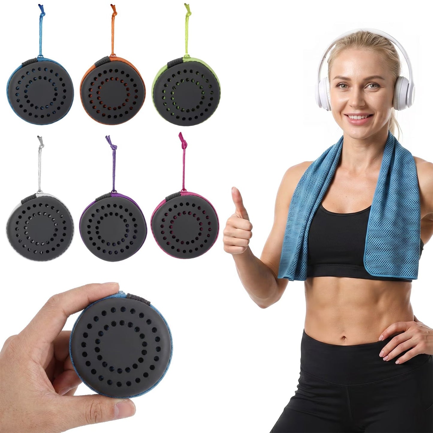 Summer cooling and quick-drying towels
