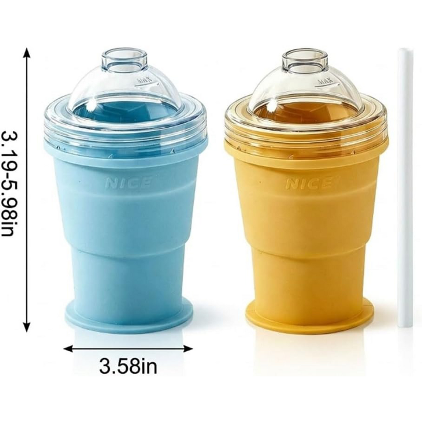 2-in-1 Foldable Silicone Ice Ball Maker Cup