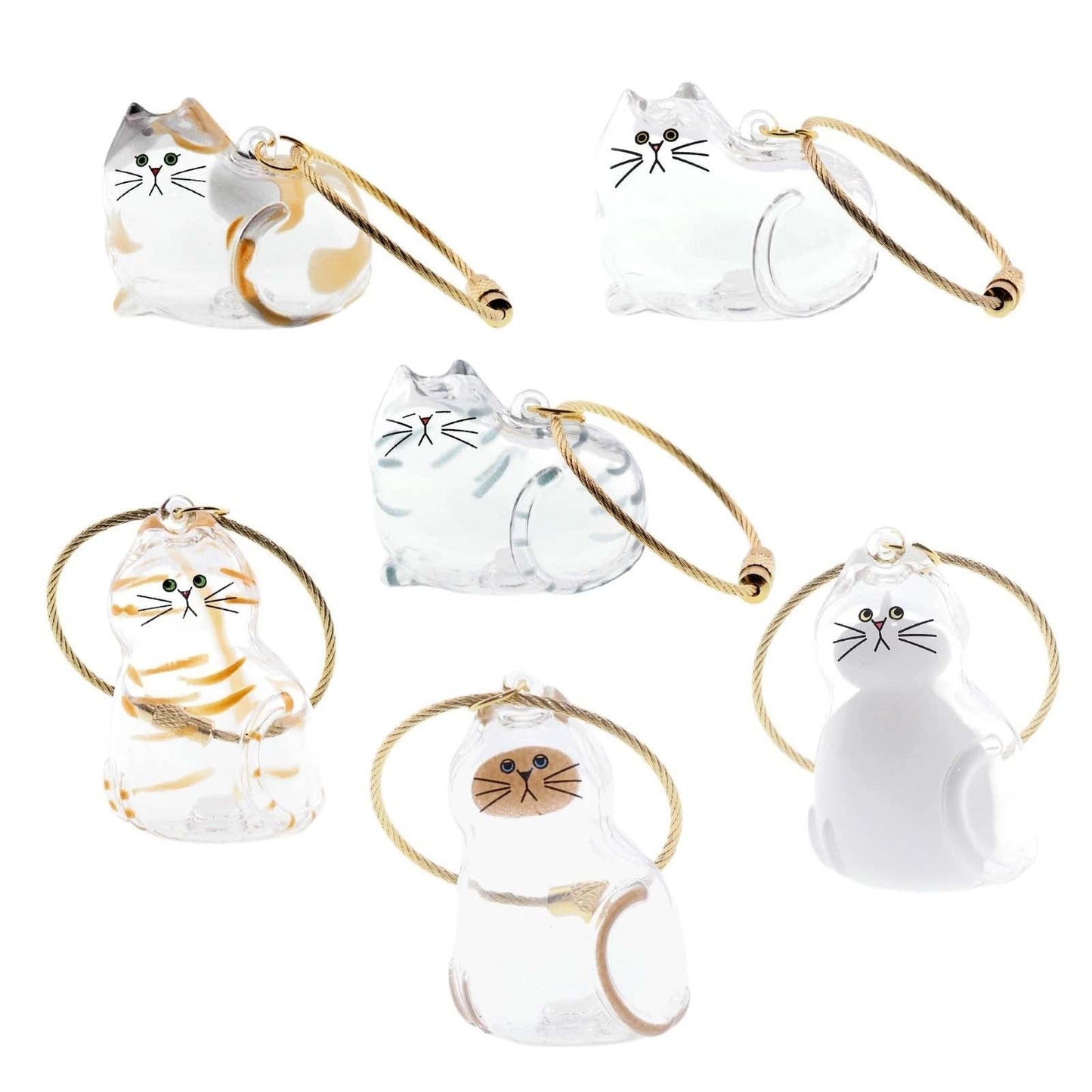 Cat Hair Storage Bottle,Keychain for Collecting Cat and Dog Hair, Cute Pet Memorial Gifts